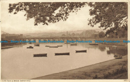 R628783 Barnstaple. River Taw And Bridge. 1946 - Monde