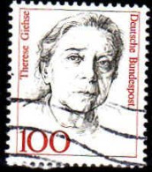 RFA Poste Obl Yv:1222 Mi:1390 Therese Giehse Comédienne (Lign.Ondulées) (Thème) - Donne Celebri