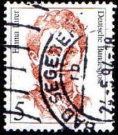 RFA Poste Obl Yv:1237 Mi:1405 Emma Ihrer Politicienne (TB Cachet Rond) (Thème) - Famous Ladies