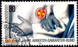RFA Poste Obl Yv:1226 Mi:1394 Arbeiter Samariter Bund ASB (cachet Rond) (Thème) - Primo Soccorso