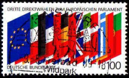 RFA Poste Obl Yv:1248 Mi:1416 3.Direktwahlen Zum Europäischen Parlament (Beau Cachet Rond) (Thème) - Sellos