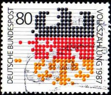 RFA Poste Obl Yv:1141 Mi:1309 Volkszählung Recensement De La Population (cachet Rond) (Thème) - Briefmarken