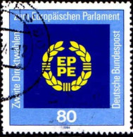 RFA Poste Obl Yv:1041 Mi:1209 2.Direktwahlen Zum Europäischen Parlament (Beau Cachet Rond) (Thème) - Instituciones Europeas