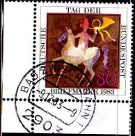 RFA Poste Obl Yv:1024 Mi:1192 Tag Der Briefmarke Cavalier Au Cor Postal (TB Cachet Rond) (Thème) - Stamp's Day