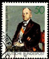 RFA Poste Obl Yv:1016 Mi:1184 Otto Warburg Biochimiste Prix Nobel (Beau Cachet Rond) (Thème) - Nobelprijs