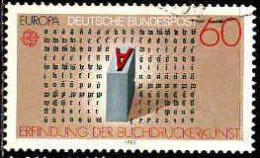 RFA Poste Obl Yv:1007 Mi:1175 Europa Cept Erfindung Der Buchdruckerkunst (cachet Rond) (Thème) - 1983