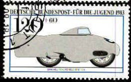 RFA Poste Obl Yv:1003 Mi:1171 Für Die Jugend BMW Weltrekordmaschine 1936 (Beau Cachet Rond) (Thème) - Motos