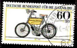 RFA Poste Obl Yv:1001 Mi:1169 Für Die Jugend NSU 1901 (TB Cachet Rond) (Thème) - Motorbikes