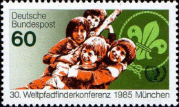 RFA Poste N** Yv:1086 Mi:1254 Weltpfadfinderkonferenz München (Thème) - Autres & Non Classés