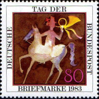 RFA Poste N** Yv:1024 Mi:1192 Tag Der Briefmarke Cavalier Au Cor Postal (Thème) - Stamp's Day