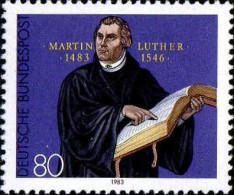 RFA Poste N** Yv:1025 Mi:1193 Martin Luther Reformateur (Thème) - Christianity