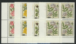 680-683 Wofa Gartenrosen 1982, E-Vbl U.l. Satz ** - Ongebruikt