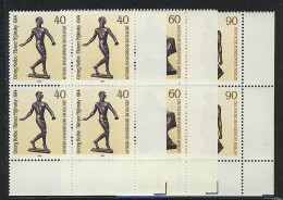 655-657 Skulpturen 1981, E-Vbl U.r. Satz ** - Unused Stamps