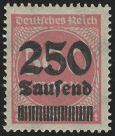 295 Ziffern Im Kreis 250 Tsd Auf 500 M Lilarot ** - Unused Stamps