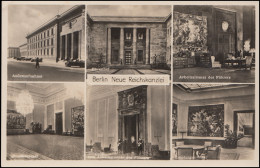 Ansichtskarte Berlin Neue Reichskanzlei Mit 6 Bildern, 3.7.41 N. Rathenow/Havel - Other & Unclassified