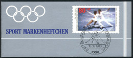 Sport 1988 Eiskunstlaufen 80 Pf, 6x802, ESSt Berlin - Markenheftchen