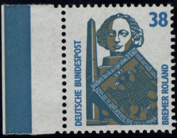 1400 SWK 38 Pf Seitenrand Li. ** Postfrisch - Unused Stamps