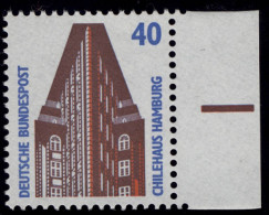 1379 SWK 40 Pf Seitenrand Re. ** Postfrisch - Unused Stamps