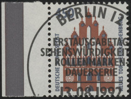 1623 SWK 450 Pf Seitenrand Li. ESST Berlin - Used Stamps