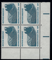 1448u SWK 5 Pf Eck-Vbl. Ur ** Postfrisch - Unused Stamps