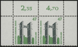 1932 SWK 47 Pf Paar OR ** Postfrisch - Unused Stamps