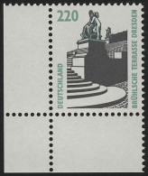 1936 SWK 220 Pf Ecke Ul ** Postfrisch - Unused Stamps