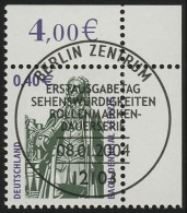 2375 SWK 0,40 Euro Ecke Or ESST Berlin - Used Stamps