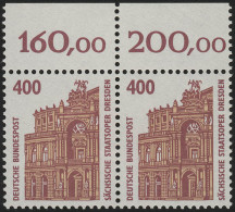 1562 SWK 400 Pf Paar OR ** Postfrisch - Unused Stamps