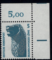 1448u SWK 5 Pf Ecke Or ** Postfrisch - Unused Stamps