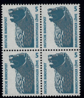 1448u SWK 5 Pf Viererblock ** Postfrisch - Unused Stamps