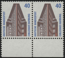 1379 SWK 40 Pf Paar UR ** Postfrisch - Unused Stamps