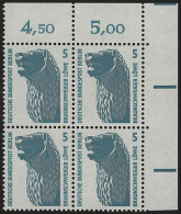 863 SWK 5 Pf Eck-Vbl. Or ** Postfrisch - Unused Stamps