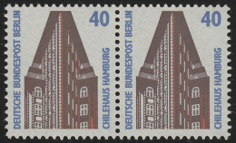 816 SWK 40 Pf Waag. Paar ** Postfrisch - Unused Stamps