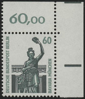 795 SWK 60 Pf Ecke Or ** Postfrisch - Unused Stamps
