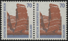 874 SWK 70 Pf Waag. Paar ** Postfrisch - Unused Stamps