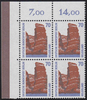 874 SWK 70 Pf Eck-Vbl. Ol ** Postfrisch - Unused Stamps