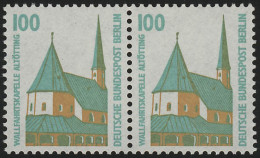 834 SWK 100 Pf Waag. Paar ** Postfrisch - Nuevos