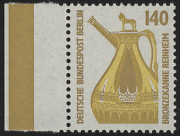 832 SWK 140 Pf Seitenrand Li. ** Postfrisch - Unused Stamps