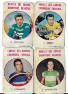 FAMILLE DE GRANDS CHAMPIONS  FRANCAIS / 4 PHOTOS  7 X 4,5                           / 4 PHOTOS  7 X 4,5 - Ciclismo