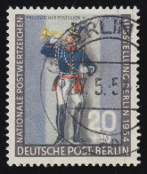 120a Nationale Postwertzeichen Ausstellung Postillion O - Oblitérés