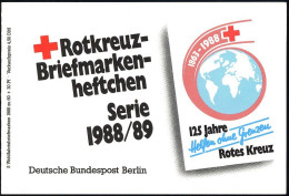 DRK/Wofa 1988 Gold & Silber - Großer Gießlöwe 60 Pf, 6x819, ESSt Berlin - Booklets