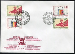 945-946 Zusammenarbeit Mit Costa Rica - Joint Issues Auf FDC II - Covers & Documents