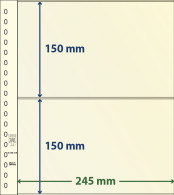 LINDNER-T-Blanko - Einzelblatt 802 218 - Blanco Pagina's