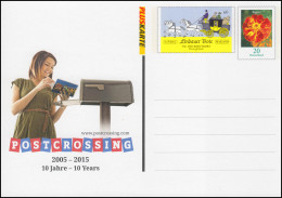 PSo 125 - 10 Jahre Postcrossing 2015, ** Postfrisch - Postkarten - Ungebraucht