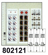 LINDNER-T-Blanko - Einzelblatt 802 121 Für Rollenmarken - Blanco Pagina's