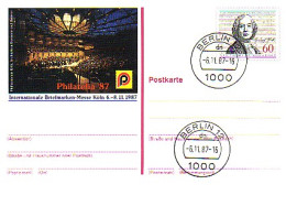 PSo 15 PHILATELIA 1987, VS-O Berlin 06.11.87 - Postcards - Mint