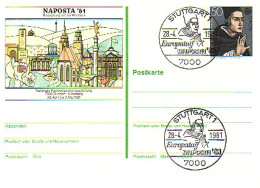 PSo 6 NAPOSTA 1981, ESSt Stuttgart Rund - Cartes Postales - Neuves