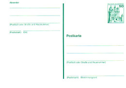 P 126 BuS 50 Pf Strichlinien, Mit Leitvermerke ** Wie Verausgabt - Postales - Nuevos