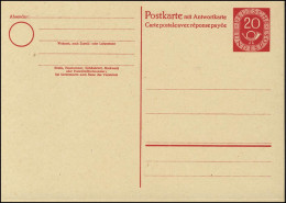 P 15 Posthorn 20/20 Pf Ohne Druckvermerk ** Wie Verausgabt - Postales - Nuevos