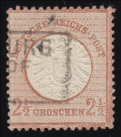 21b Brustschild 2 1/2 Gr. - Bessere Farbe, Gestempelt, Doppelt Signiert Bühler - Usados